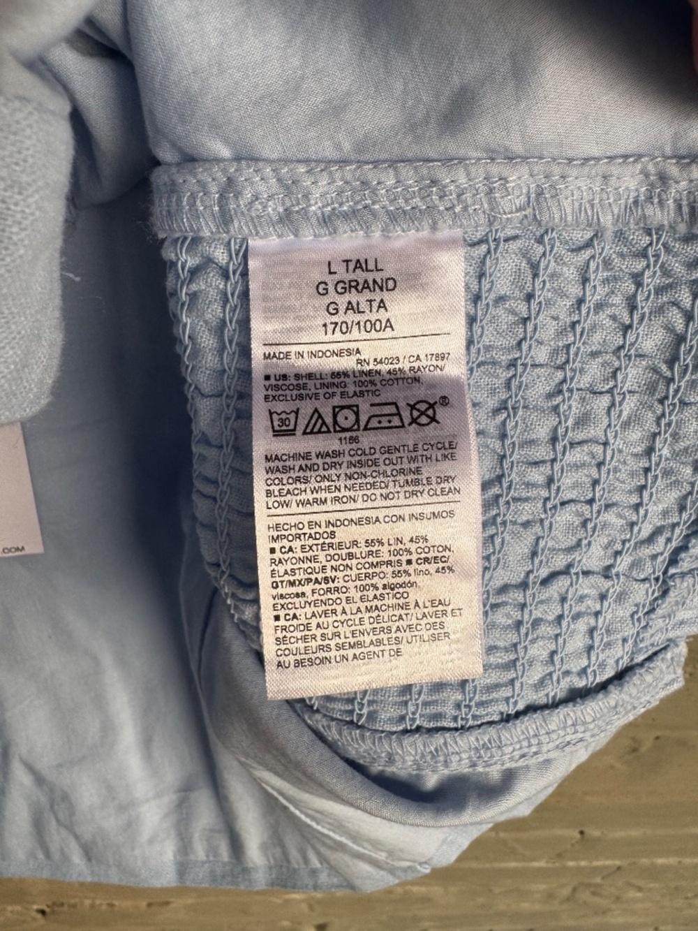 Button Front Linen Blend Summer Top - Picture 5 of 5